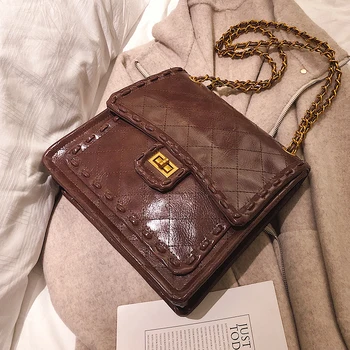 2019 Large Capacity Large Plaid Shoulder Bag Women Golden Chain Travel Bags PU Leather Quilted Bag Female Luxury Brand Handbags
2019 Large Capacity Large Plaid Shoulder Bag Women Golden Chain Travel Bags PU Leather Quilted Bag Female Luxury Brand Handbags