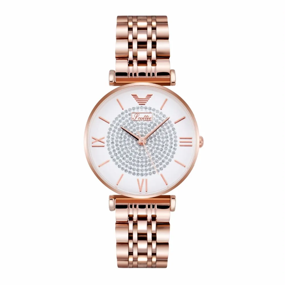 Scottie Women Watches Luxury Brand Fashion Casual Ladies Japan Quartz Diamond Girl Stainless Steel Bracelet Dress Wrist Watches 
Scottie Women Watches Luxury Brand Fashion Casual Ladies Japan Quartz Diamond Girl Stainless Steel Bracelet Dress Wrist Watches
