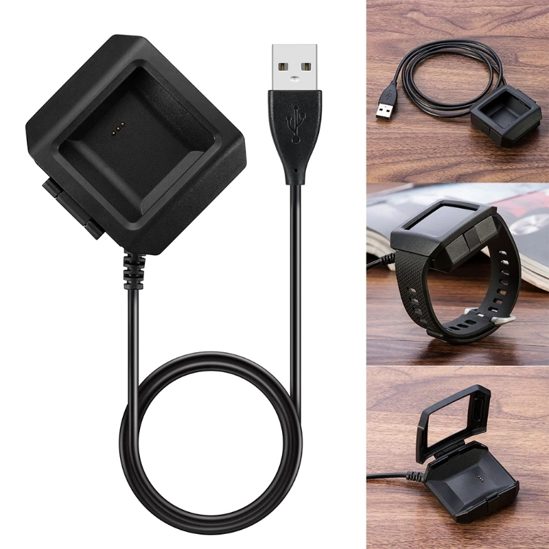 

OOTDTY USB Charger Cradle Dock Data Sync Charging Cable For Fitbit Ionic Smart Watch