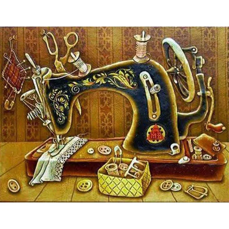 New Diamond Mosaic Sewing machine 5D DIY Diamond Painting Full Drill Square Home Decor Gift Cross Stitch Picture Of Rhinestone
New Diamond Mosaic Sewing machine 5D DIY Diamond Painting Full Drill Square Home Decor Gift Cross Stitch Picture Of Rhinestone