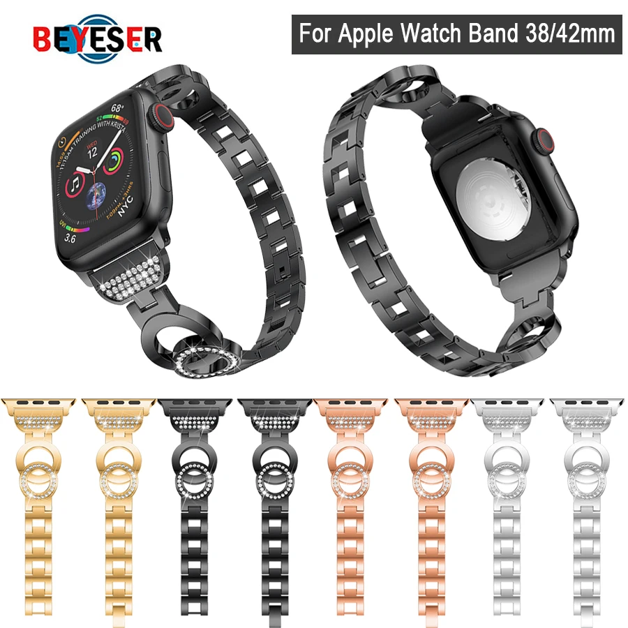 Stainless Steel Strap for Apple Watch Band 38mm 42mm Metal Links Bracelet 40mm 44mm Watch Strap for Apple Watch Series 1 2 3 4 5
Stainless Steel Strap for Apple Watch Band 38mm 42mm Metal Links Bracelet 40mm 44mm Watch Strap for Apple Watch Series 1 2 3 4 5