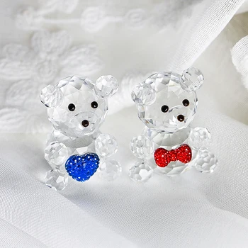 H&D Crystal Cute Bear Figurine Miniatures Glass Craft Decorative Animal Paperweight For House Ornaments Home Decor Kids Gifts
H&D Crystal Cute Bear Figurine Miniatures Glass Craft Decorative Animal Paperweight For House Ornaments Home Decor Kids Gifts