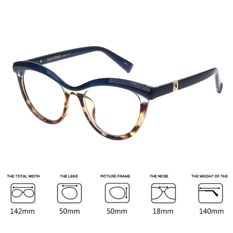 New Optical Glasses Cat Eye Cateye Clear Lens Transparent Unisex Women Men Eyewear Fashion Ultralight Personality Colorful Frame
New Optical Glasses Cat Eye Cateye Clear Lens Transparent Unisex Women Men Eyewear Fashion Ultralight Personality Colorful Frame