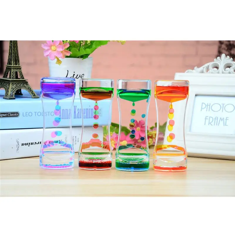 Floating Color Mix Illusion Liquid Oil Hourglass Timer Clock Motion Visual Slim Timer Liquid Ornament Desk Crafts Decoration
Floating Color Mix Illusion Liquid Oil Hourglass Timer Clock Motion Visual Slim Timer Liquid Ornament Desk Crafts Decoration
