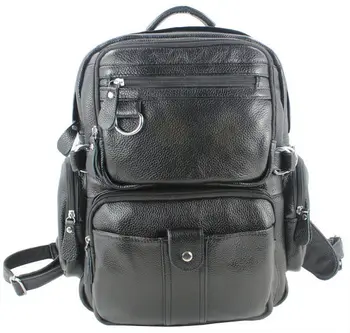 New 2015 Korean Style Genuine Leather Men's Backpack Travel Bag Leather School Backpack for teenage Book bag Black Brown M150
New 2015 Korean Style Genuine Leather Men's Backpack Travel Bag Leather School Backpack for teenage Book bag Black Brown M150