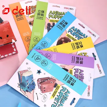 Deli Kids Cute Animal Puppets 2pcs/Box DIY Children Folded Craft Paper Origami Paper Single Sided Scrapbooking Handmade Paper
Deli Kids Cute Animal Puppets 2pcs/Box DIY Children Folded Craft Paper Origami Paper Single Sided Scrapbooking Handmade Paper