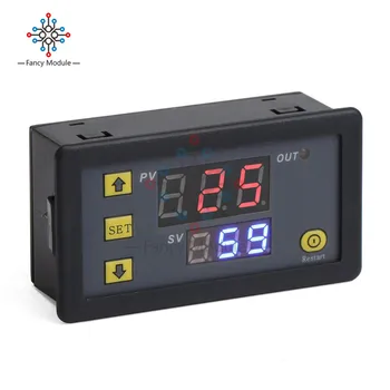 AC110 -220V Red/Blue LED Digital Display Time Delay Relay Adjustable Switch Relay Module Cycle Timer Controller for Vehicle Car
AC110 -220V Red/Blue LED Digital Display Time Delay Relay Adjustable Switch Relay Module Cycle Timer Controller for Vehicle Car