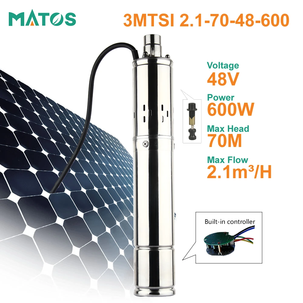 3 inch deep well 48v dc brushless deep well submersible Solar Water Pump System
3 inch deep well 48v dc brushless deep well submersible Solar Water Pump System