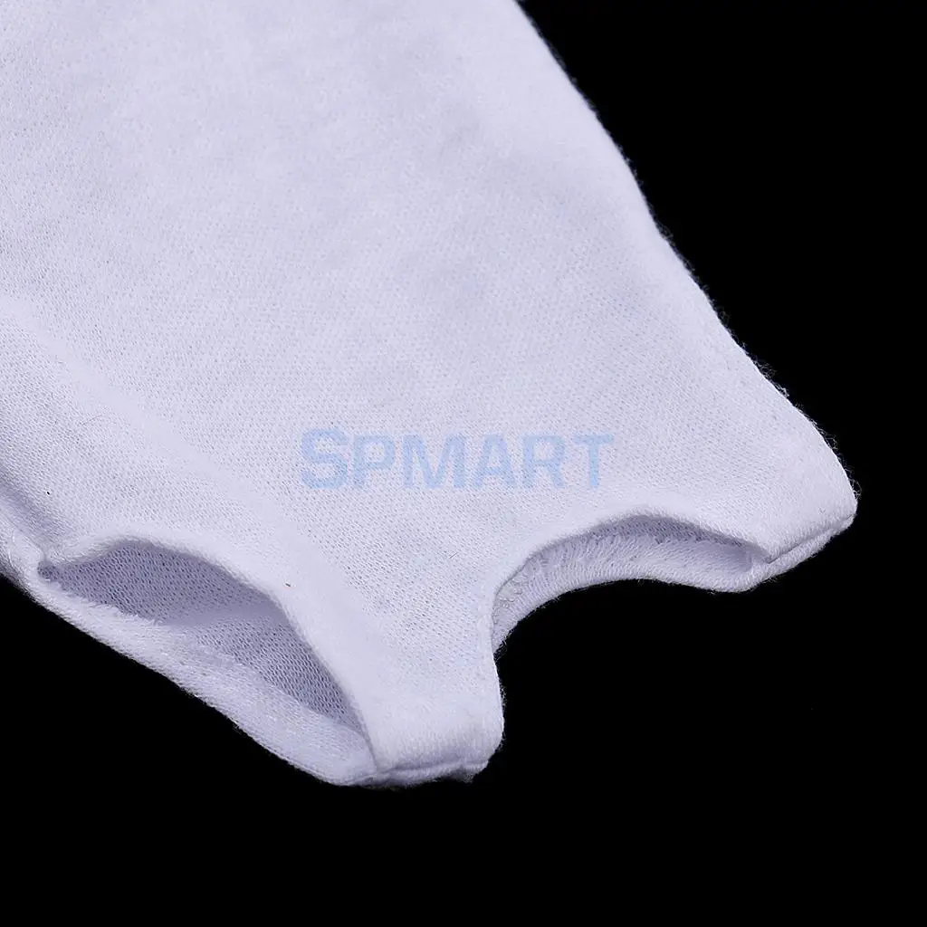 1/6 Mens White Vest T-shirt Tops Sleeveless Clothes for 12 1/6 Mens White Vest T-shirt Tops Sleeveless Clothes for 12