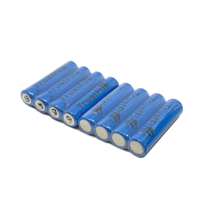

20pcs/lot TrustFire 3.7V TR10440 600mAh 10440 Li-ion Battery Rechargeable Lithium Batteries Cell for LED Flashlights Headlamps