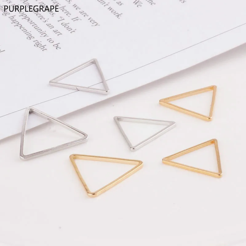 Copper plated 18k real gold DIY handmade jewelry accessories earrings material jewelry pendant geometric triangle 10 pieces
Copper plated 18k real gold DIY handmade jewelry accessories earrings material jewelry pendant geometric triangle 10 pieces
