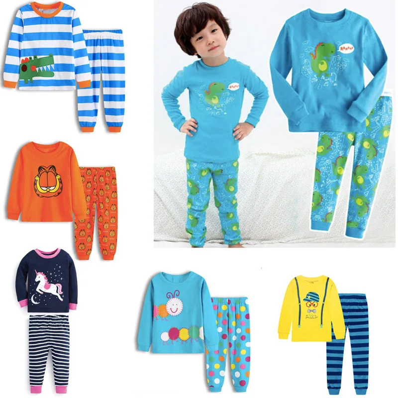 Kids Unicorn Garfield Dinosaur Pajamas Set Cotton T shirt Pants Boy Girl Spring Autumn Winter Sleepwear Casual Clothing SA2007
Kids Unicorn Garfield Dinosaur Pajamas Set Cotton T shirt Pants Boy Girl Spring Autumn Winter Sleepwear Casual Clothing SA2007