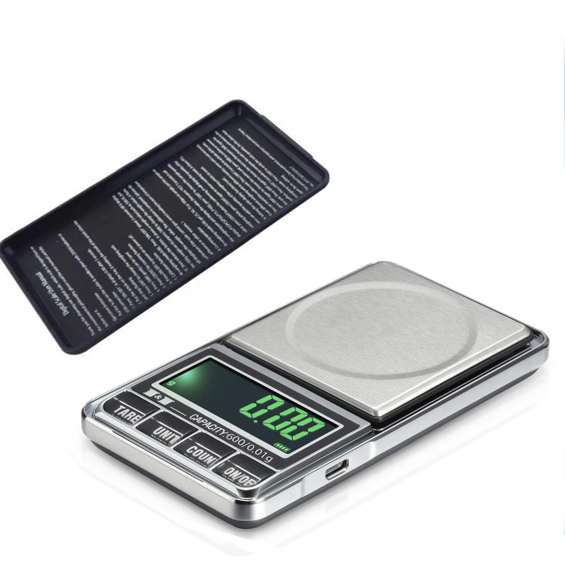 Portable 100g-600g x 0.01g Mini Pocket LCD Digital Scale for Gold Sterling Silver Jewelry Balance Gram Electronic Scales
Portable 100g-600g x 0.01g Mini Pocket LCD Digital Scale for Gold Sterling Silver Jewelry Balance Gram Electronic Scales