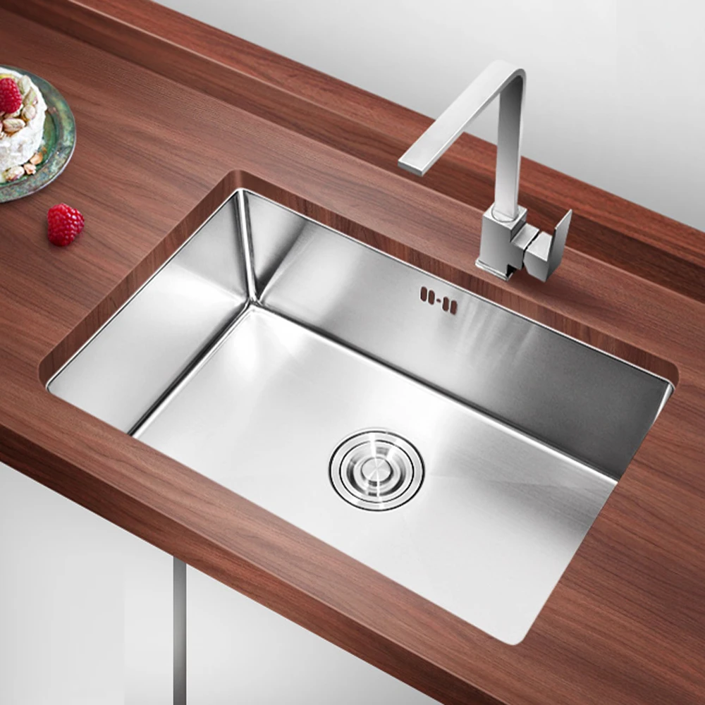 Sus 304 Stainless Steel Handmade Kitchen Sink Sets