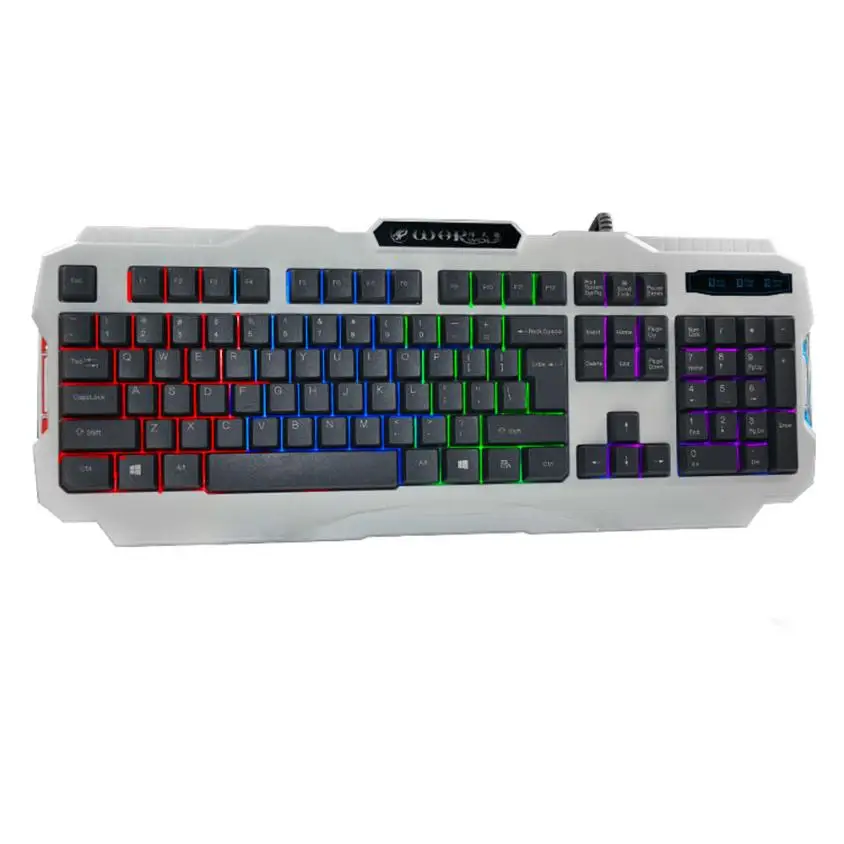 WARWOLF K2 USB Wired Illuminated Colorful LED Backlight Multimedia PC Gaming Keyboard 18May30 Drop Ship F
WARWOLF K2 USB Wired Illuminated Colorful LED Backlight Multimedia PC Gaming Keyboard 18May30 Drop Ship F