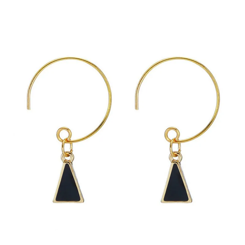 Korean fashion simple white personality geometric triangle earring women's jewelry wholesale Earings Fashion Jewelry 2018
Korean fashion simple white personality geometric triangle earring women's jewelry wholesale Earings Fashion Jewelry 2018