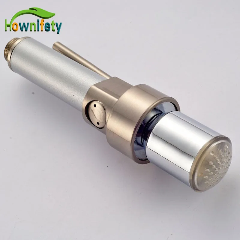3 Color Changing LED Brushed Nickle Dual Sprayer Hand Shower Faucet Replacement Shower
3 Color Changing LED Brushed Nickle Dual Sprayer Hand Shower Faucet Replacement Shower