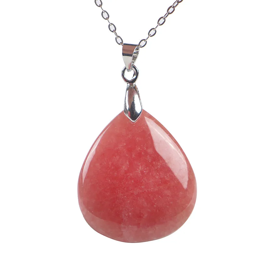Genuine Natural Ice Rhodochrosite Stone Fashion Waterdrop Bead Women Charm Pendant 28*25*6mm
Genuine Natural Ice Rhodochrosite Stone Fashion Waterdrop Bead Women Charm Pendant 28*25*6mm