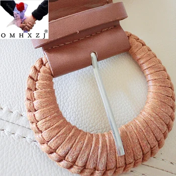 OMH wholesale fashion Apparel Accessories Pin buckle without hole PU leather Knitted Women wide belts Waist sealing PD26
OMH wholesale fashion Apparel Accessories Pin buckle without hole PU leather Knitted Women wide belts Waist sealing PD26