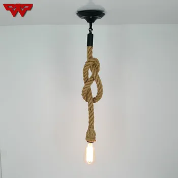 Retro Vintage Rope Pendant Light Lamp Loft Creative Personality Industrial Lamp Edison Bulb American Style For Living Room
Retro Vintage Rope Pendant Light Lamp Loft Creative Personality Industrial Lamp Edison Bulb American Style For Living Room
