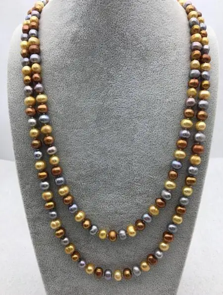 100% Real Pearl Jewelry ,59'' Long Necklace Multicolor Freshwater Pearl Necklace,Women Party ,Love,Mothers Day Gift
100% Real Pearl Jewelry ,59'' Long Necklace Multicolor Freshwater Pearl Necklace,Women Party ,Love,Mothers Day Gift