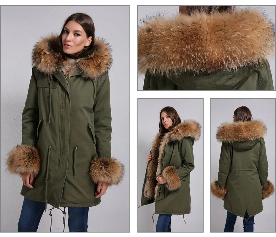 Hooded fur parka (5)