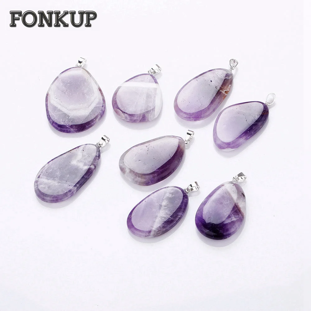 Forkup Round Amethyst Pendant Water Drop Charm Purple Crystal Necklace Multiple Styles Jewelry Shapes Ornaments Women Choker Bag
Forkup Round Amethyst Pendant Water Drop Charm Purple Crystal Necklace Multiple Styles Jewelry Shapes Ornaments Women Choker Bag
