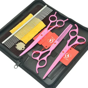 7.0" Meisha Pet Grooming Scissors Japan Pink 440c Dog Shear Big Puppy Straight &Thinning&Curved Scissors Dog Accessories HB0168
7.0" Meisha Pet Grooming Scissors Japan Pink 440c Dog Shear Big Puppy Straight &Thinning&Curved Scissors Dog Accessories HB0168