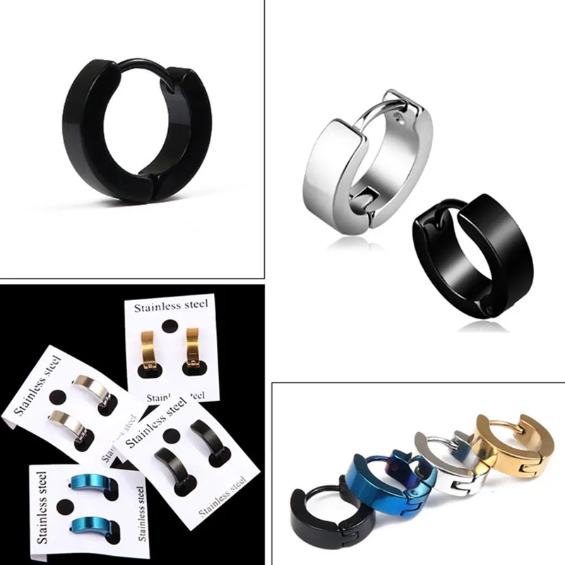 Stainless Steel Small Earrings Set Clip On Earrings Set for Men Women Huggie Earrings Non-Piercing
Stainless Steel Small Earrings Set Clip On Earrings Set for Men Women Huggie Earrings Non-Piercing