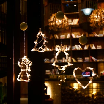 Fairy Heart Shape Angle Bell Deer Battery Operated Suction Cup String Lights LED Decoration For Christmas Garland lustre Wedding
Fairy Heart Shape Angle Bell Deer Battery Operated Suction Cup String Lights LED Decoration For Christmas Garland lustre Wedding