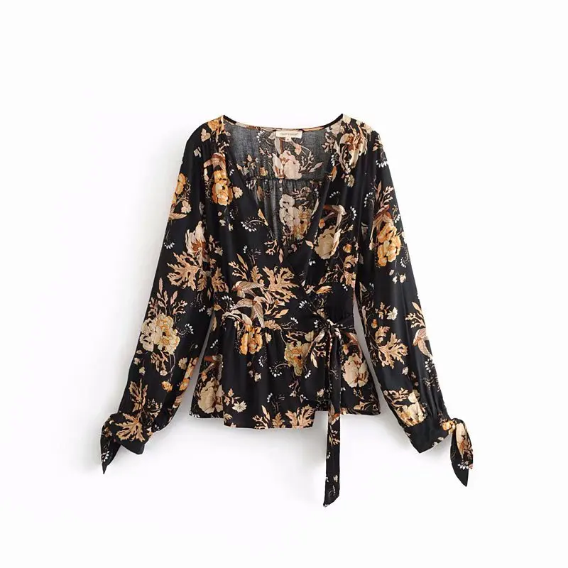 Women popular new Holiday wind 48-8118 bouquets of European and American fashion printing waist lace long sleeve blouse
Women popular new Holiday wind 48-8118 bouquets of European and American fashion printing waist lace long sleeve blouse