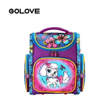 GOLOVE brand School Bag for girl cartoon dog print Backpack kids Orthopedic Schoolbag Waterproof nylon animal school Backpack
GOLOVE brand School Bag for girl cartoon dog print Backpack kids Orthopedic Schoolbag Waterproof nylon animal school Backpack