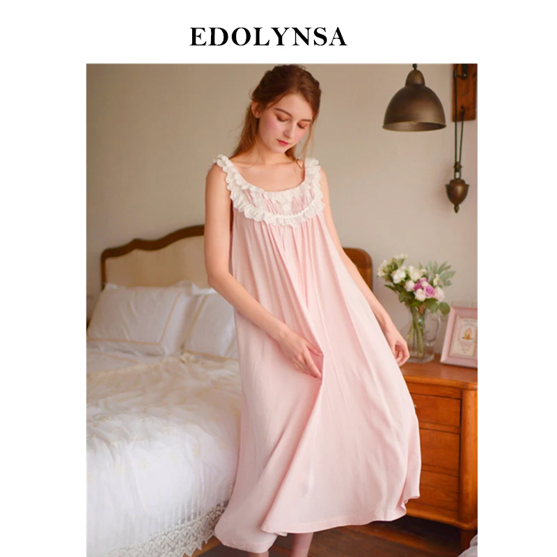 Strap Sleeveless Sleeping Dress Pink Cotton Nightgown Long Sleepshirts Women Home Wear Indoor Clothing Plus Size Nightdress H612
Strap Sleeveless Sleeping Dress Pink Cotton Nightgown Long Sleepshirts Women Home Wear Indoor Clothing Plus Size Nightdress H612