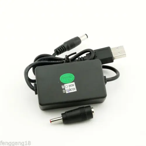 1pcs USB DC 5V to 9V/12V Step-up Power Module Converter with DC Male Connector Black
1pcs USB DC 5V to 9V/12V Step-up Power Module Converter with DC Male Connector Black