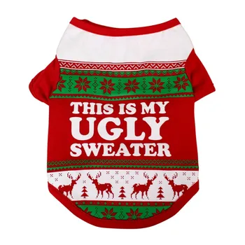Christmas Dog Clothing Cotton T shirt Puppy Costume Dog Clothes Autumn Winter For Small Dogs Pet Chihuahua Coat
Christmas Dog Clothing Cotton T shirt Puppy Costume Dog Clothes Autumn Winter For Small Dogs Pet Chihuahua Coat