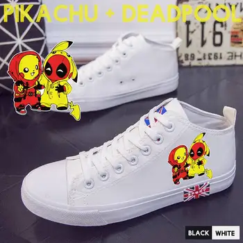 Pikachu Deadpool Groot Batman Printed Shoes Graffiti High Heel Breathable Canvas Uppers College Personalise Trendy A19516
Pikachu Deadpool Groot Batman Printed Shoes Graffiti High Heel Breathable Canvas Uppers College Personalise Trendy A19516