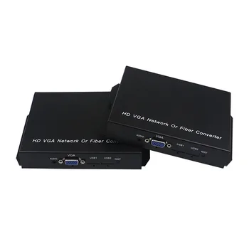 VGA Optical Fiber Extender Converter 1080P VGA Audio To Fiber Optic transceiver single mode 20KM FC
VGA Optical Fiber Extender Converter 1080P VGA Audio To Fiber Optic transceiver single mode 20KM FC