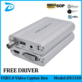 USB3.0 60FPS SDI DVI HDMI VGA YPbPr VIDEO CAPTURE Dongle Game Streaming Live Stream Broadcast 1080P Support UVC Protocol
USB3.0 60FPS SDI DVI HDMI VGA YPbPr VIDEO CAPTURE Dongle Game Streaming Live Stream Broadcast 1080P Support UVC Protocol