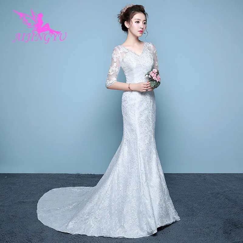 AIJINGYU 2018 v-neck free shipping new hot selling cheap ball gown lace up back formal bride dresses wedding dress WK271
AIJINGYU 2018 v-neck free shipping new hot selling cheap ball gown lace up back formal bride dresses wedding dress WK271