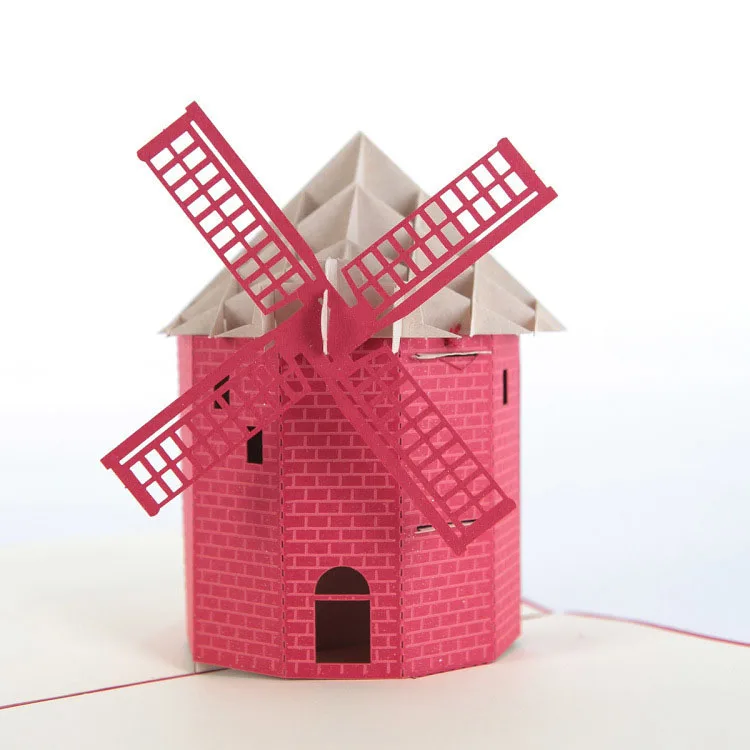 3D Laser Cut Handmade Holland Windmill Paper Invitation Greeting Cards PostCard Business Adult Kids Creative Gift Souvenir
3D Laser Cut Handmade Holland Windmill Paper Invitation Greeting Cards PostCard Business Adult Kids Creative Gift Souvenir