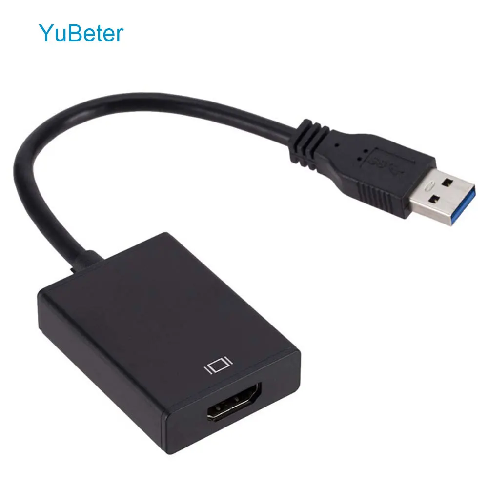 YuBeter USB 3.0 to HDMI Video Converter Adapter HD 1080P For MAC Apple Windows XP/Vista/Win7 Projector HDTV 5.0Gbps Transmission
YuBeter USB 3.0 to HDMI Video Converter Adapter HD 1080P For MAC Apple Windows XP/Vista/Win7 Projector HDTV 5.0Gbps Transmission