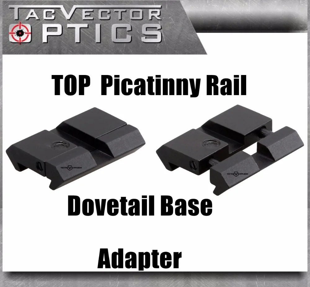 Vector Optics Compact 11mm Dovetail to 20mm Weaver Rail Adapter Mount fit CZ Benjamin Mauser Winchester Scope Accessories
Vector Optics Compact 11mm Dovetail to 20mm Weaver Rail Adapter Mount fit CZ Benjamin Mauser Winchester Scope Accessories