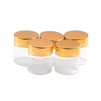 Glass Bottle 20ml 50ml 65ml 90ml Glass Storage Bottles with Golden Screw Cover Empty Sweets Vanilla Pill Food Perfume 6pcs
Glass Bottle 20ml 50ml 65ml 90ml Glass Storage Bottles with Golden Screw Cover Empty Sweets Vanilla Pill Food Perfume 6pcs