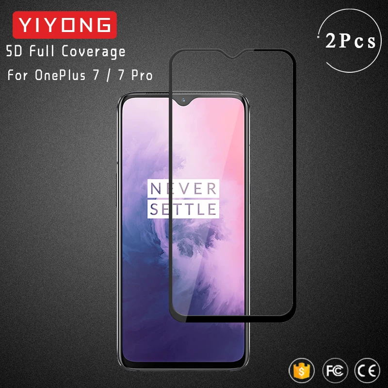 YIYONG 5D Full Cover Tempered Glass For OnePlus 7 6T 6 T One Plus 7 Pro Screen Protector For OnePlus 7 Pro 3D Edge Curved Glass
YIYONG 5D Full Cover Tempered Glass For OnePlus 7 6T 6 T One Plus 7 Pro Screen Protector For OnePlus 7 Pro 3D Edge Curved Glass