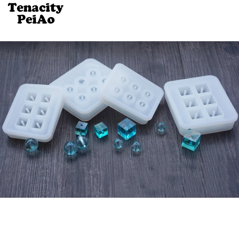 Transparent Rectangle Silicone Beads Mould Square Ball 6 Hanging Holes DIY Epoxy Jewelry Mold resin molds for jewelry
Transparent Rectangle Silicone Beads Mould Square Ball 6 Hanging Holes DIY Epoxy Jewelry Mold resin molds for jewelry