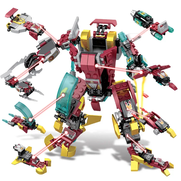 8 In 1 Heroes Fighting Iron Man Mech Figures Robot Building Blocks Compatible With LegoingEducational Bricks Toys for children
8 In 1 Heroes Fighting Iron Man Mech Figures Robot Building Blocks Compatible With LegoingEducational Bricks Toys for children