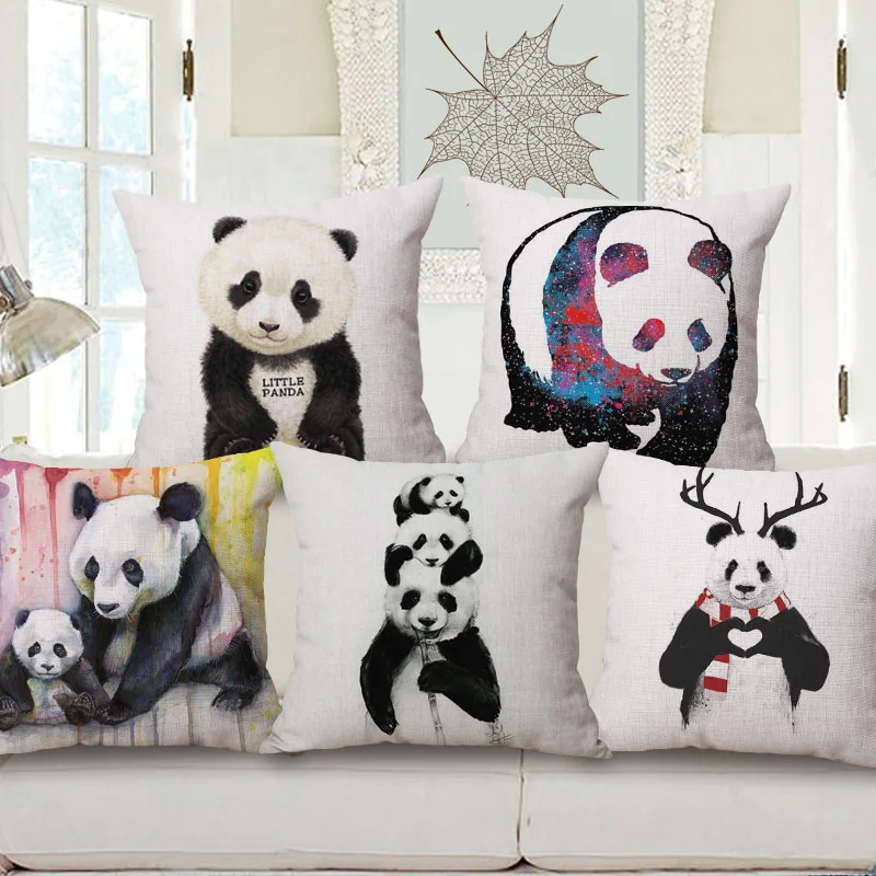 Watercolor Paintings Animals Panda Cushion Cover Cute Lovely Panda Cushion Covers Sofa Throw Decorative Beige Linen Pillow Case
Watercolor Paintings Animals Panda Cushion Cover Cute Lovely Panda Cushion Covers Sofa Throw Decorative Beige Linen Pillow Case