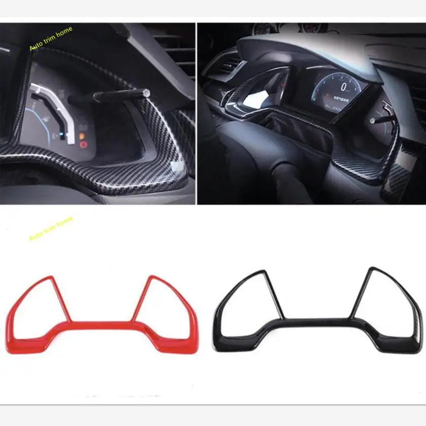 Lapetus Dashboard Instrument Gauge Frame Frame Cover Trim For Honda Civic 2016 - 2019 / Red Carbon Fiber Look / Interior Refit
Lapetus Dashboard Instrument Gauge Frame Frame Cover Trim For Honda Civic 2016 - 2019 / Red Carbon Fiber Look / Interior Refit