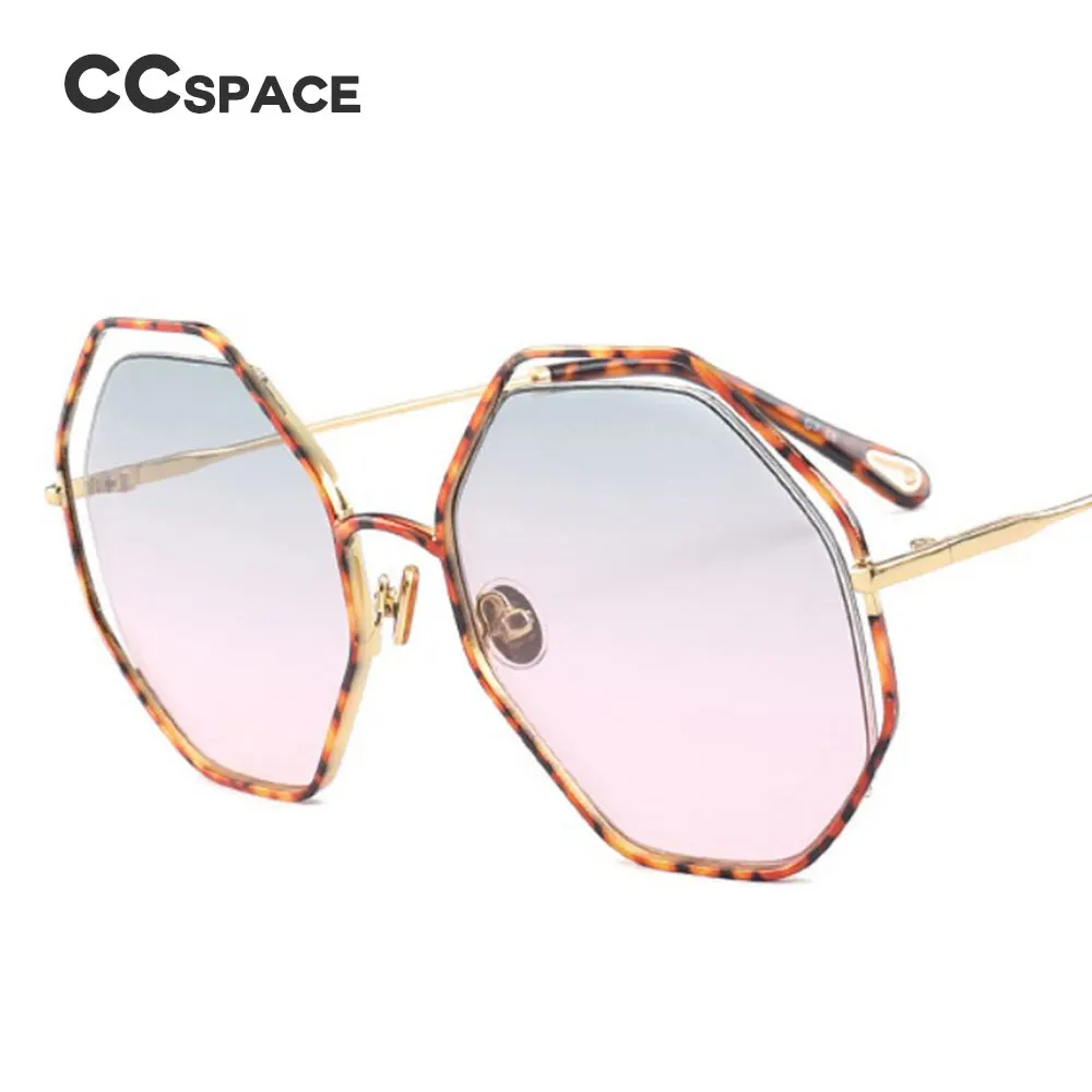 CCSPACE Metal Leopard Frame Polygon Sunglasses Men Women Octagon Brand Glasses Designer Fashion Male Female Shades 45438
CCSPACE Metal Leopard Frame Polygon Sunglasses Men Women Octagon Brand Glasses Designer Fashion Male Female Shades 45438