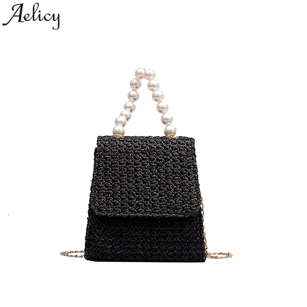 Aelicy simple Girls Crossbody Bag pearl Joker Straw Ladies Shoulder Bag chain beauty party women Handbag bolsa feminina 2019 new
Aelicy simple Girls Crossbody Bag pearl Joker Straw Ladies Shoulder Bag chain beauty party women Handbag bolsa feminina 2019 new